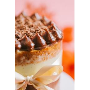 Bolo Gelado 4 Leites com Brigadeiro gourmet