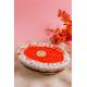 Torta na travessa Red velvet - Ninho com frutas vermelhas-