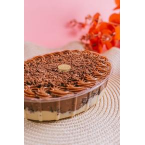 Torta na travessa Mousse de chocolate com Ninho