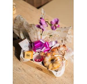 Cesta com Orquídea